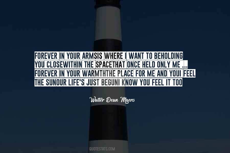 Holding In Your Arms Quotes #1315016