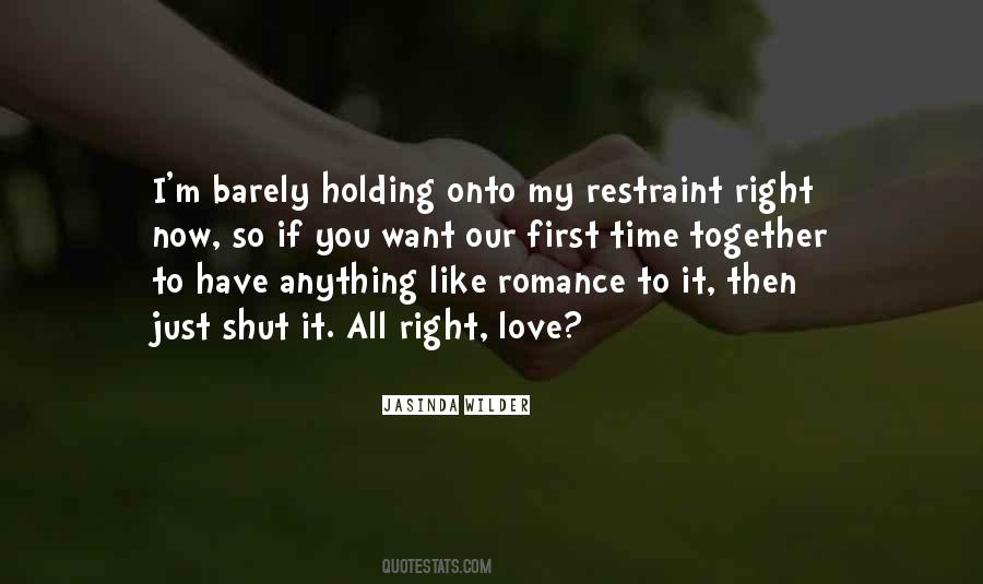 Holding It Together Quotes #1841485