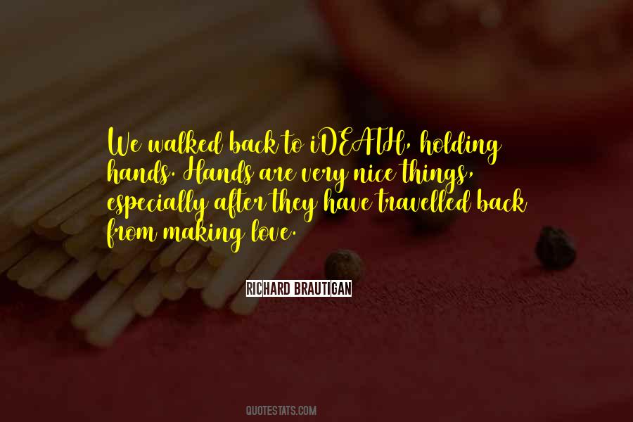 Holding Things Back Quotes #876611