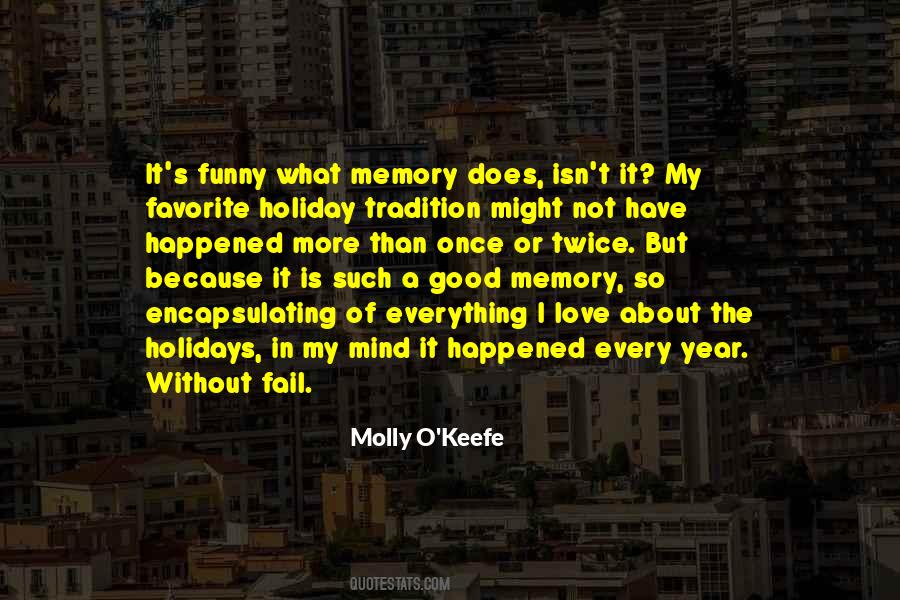 Holiday Memory Quotes #1868094
