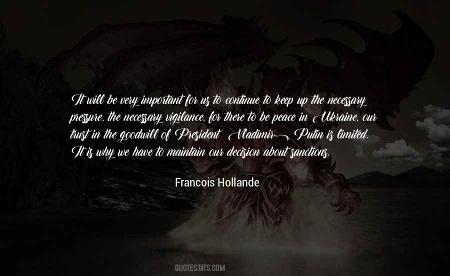 Hollande Quotes #426285