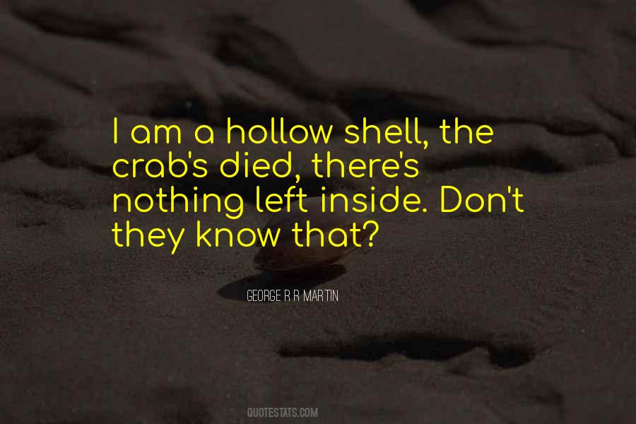 Hollow Inside Quotes #321580