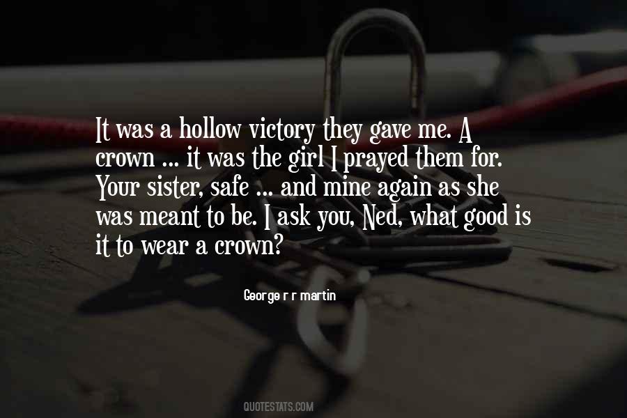 Hollow Victory Quotes #1074164