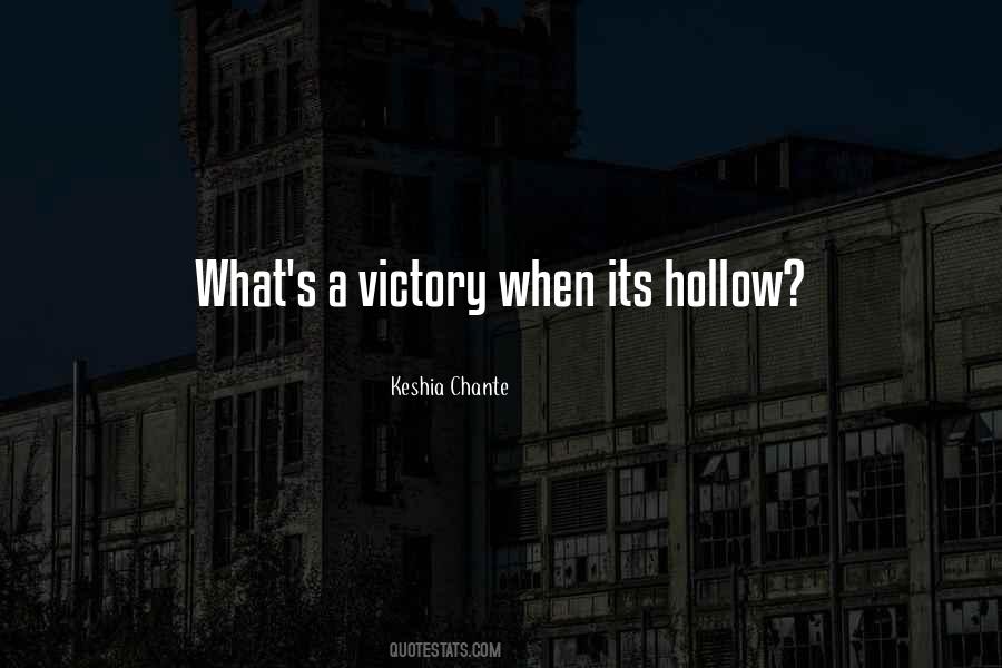 Hollow Victory Quotes #869820