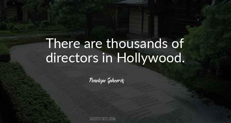 Hollywood Directors Quotes #1053453