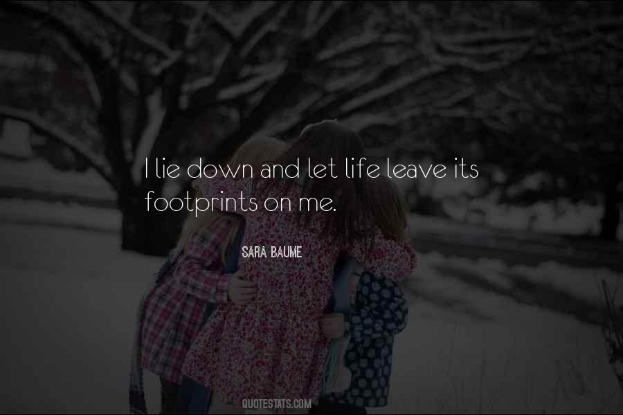 Quotes About Footprints In Life #108146