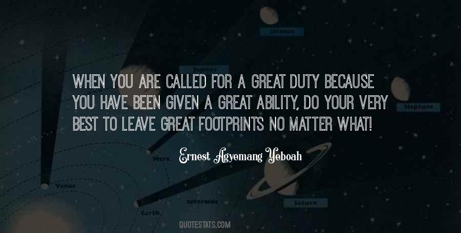 Quotes About Footprints In Life #892018