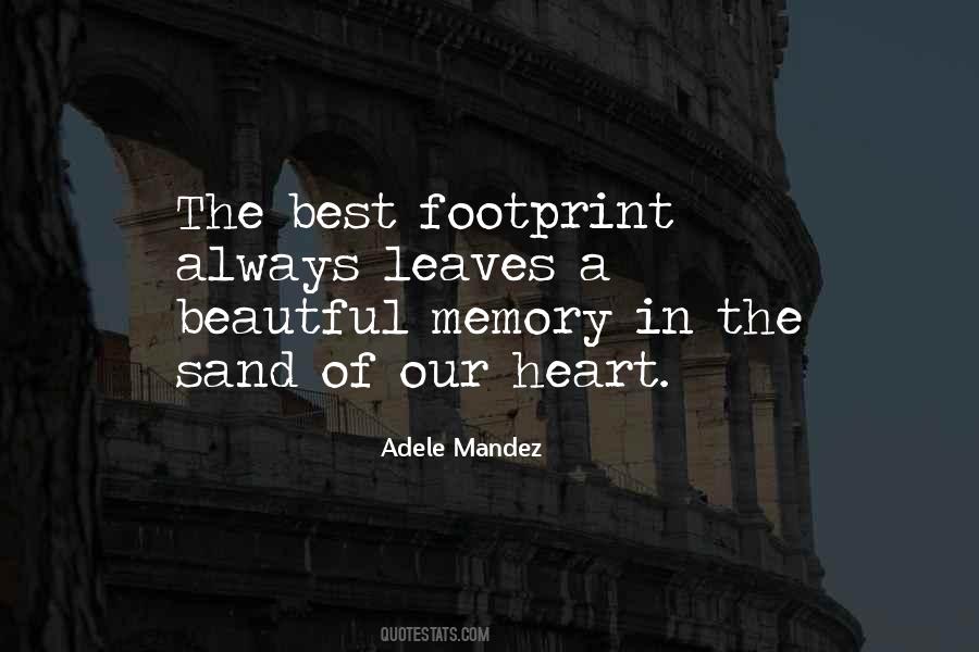 Quotes About Footprint #799122