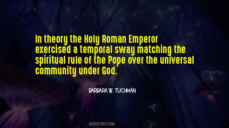 Holy Roman Emperor Quotes #1609271