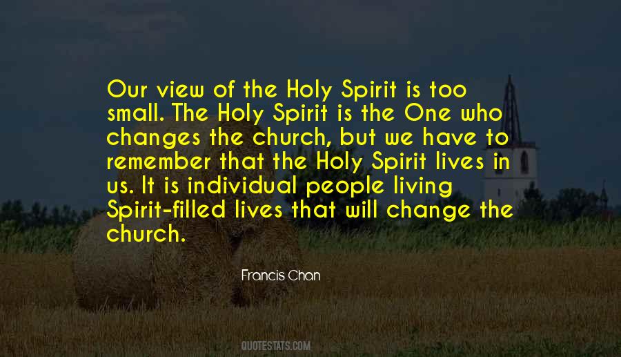 Holy Spirit Filled Quotes #1671448