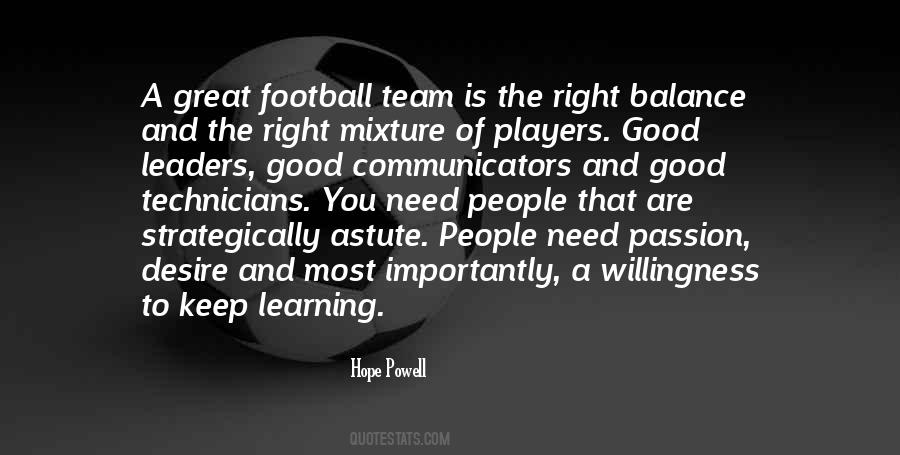 Quotes About Football Passion #1006704