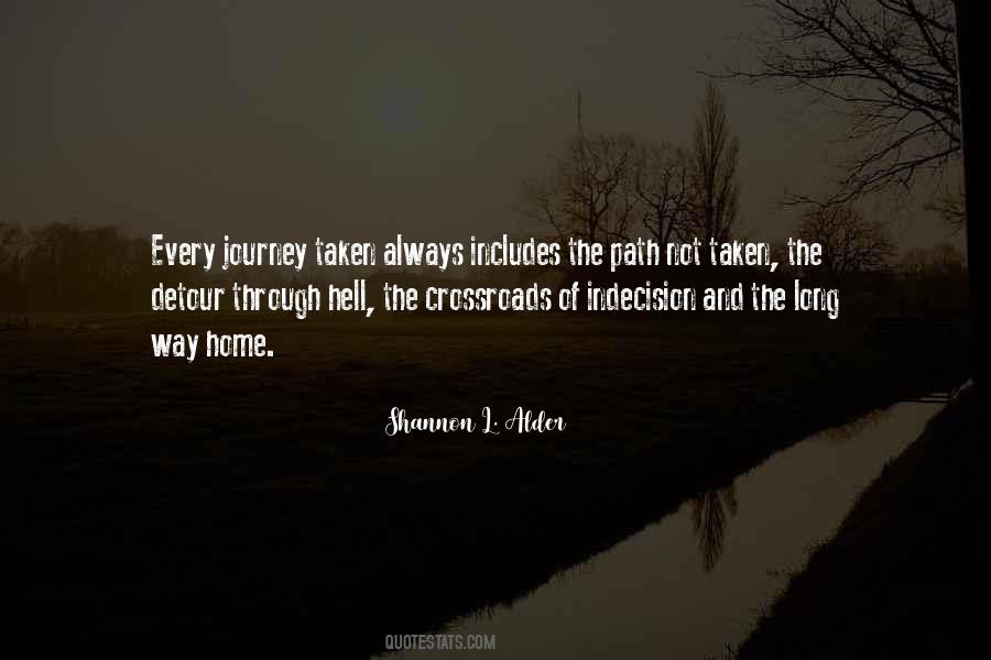 Home And Journey Quotes #880795