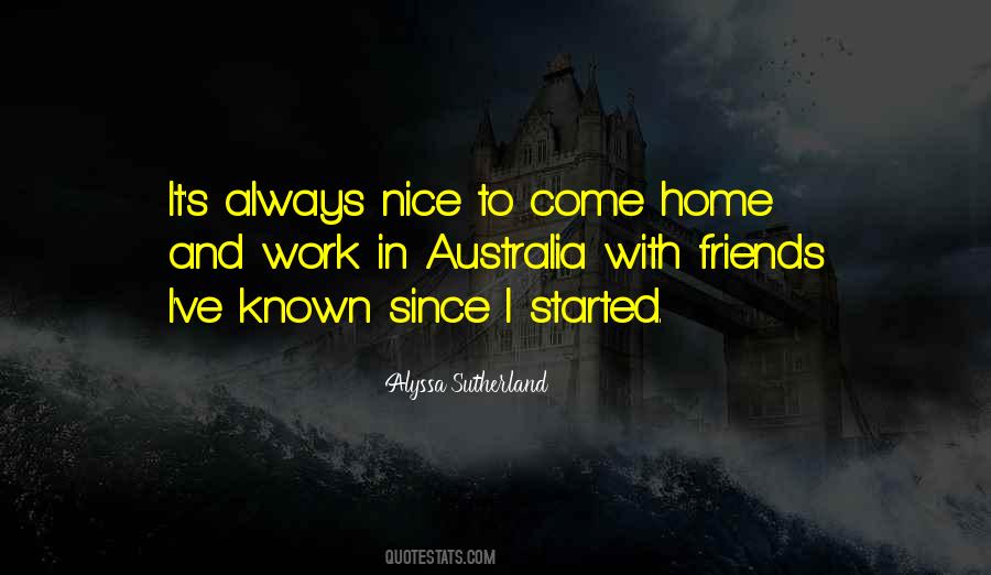 Home And Work Quotes #1381420