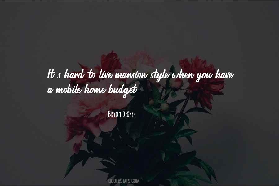 Home Budget Quotes #1764271