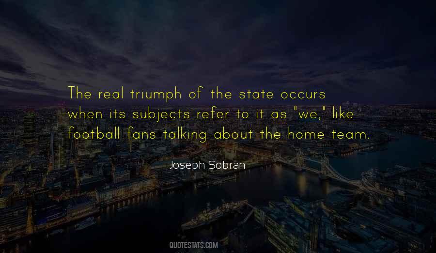 Quotes About Football Fans #1237701