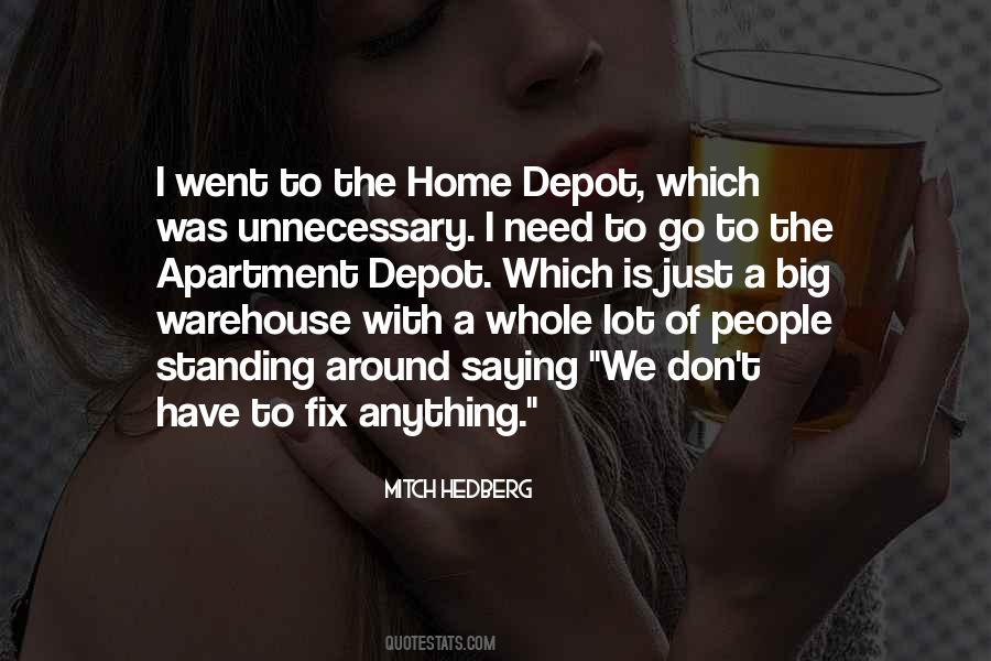 Home Depot Funny Quotes #1289234