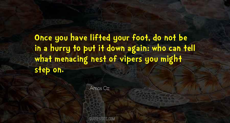 Quotes About Foot Step #393329