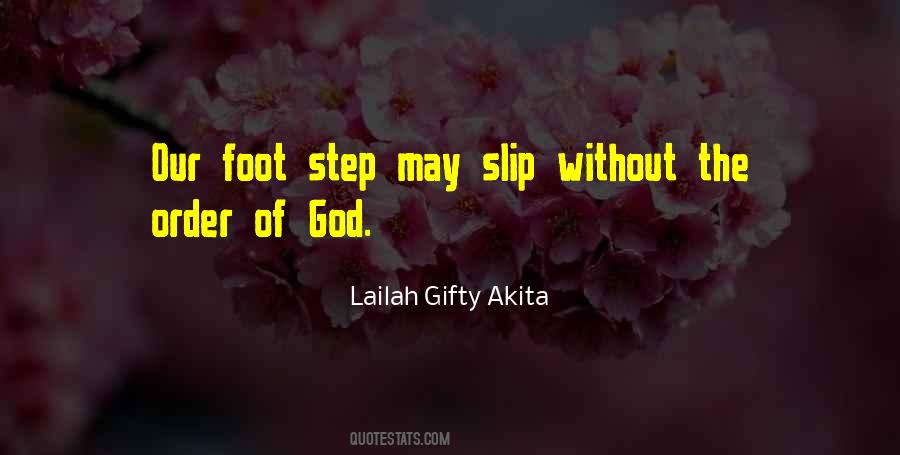 Quotes About Foot Step #831159