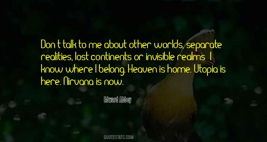 Home Is Heaven Quotes #1051875