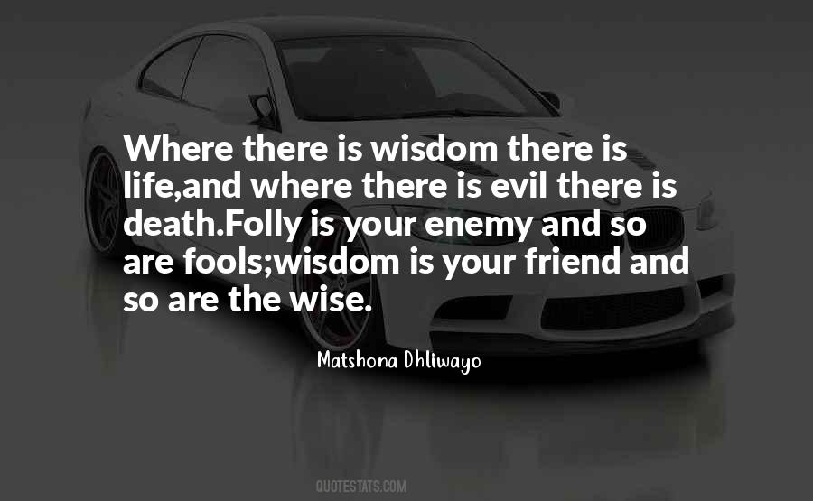 Quotes About Fools And Wise #1773433