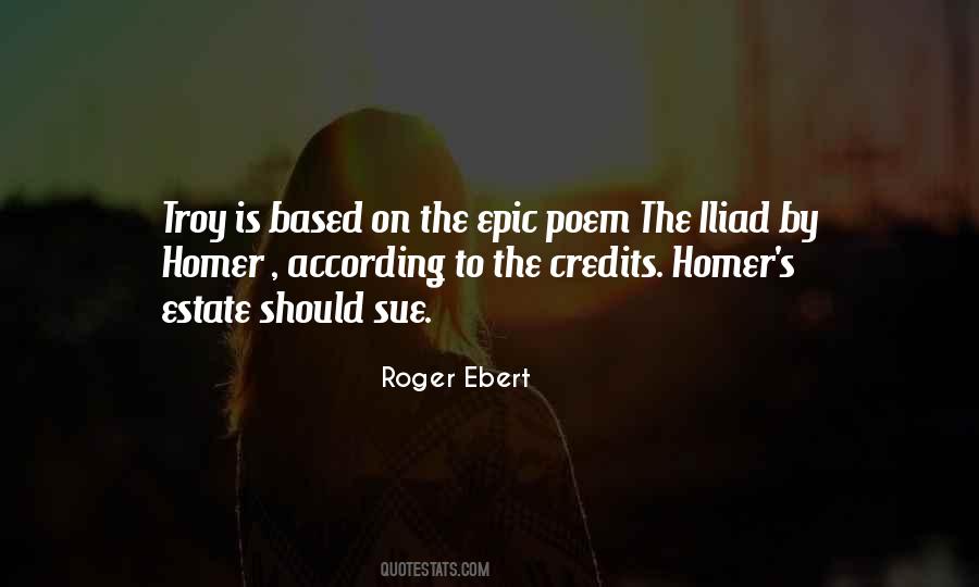 Homer's Iliad Quotes #1760317