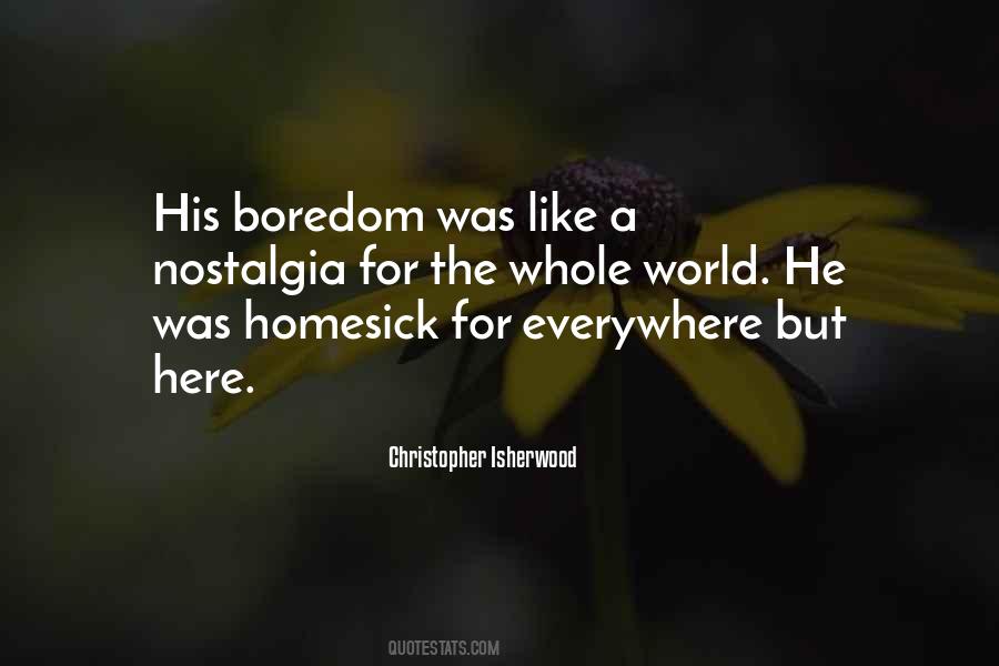 Homesick Quotes #1475548