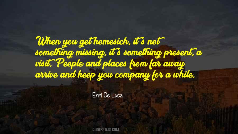 Homesick Quotes #1575689