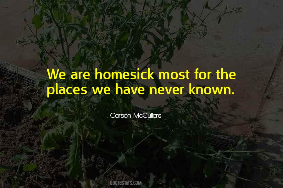 Homesick Quotes #1804853