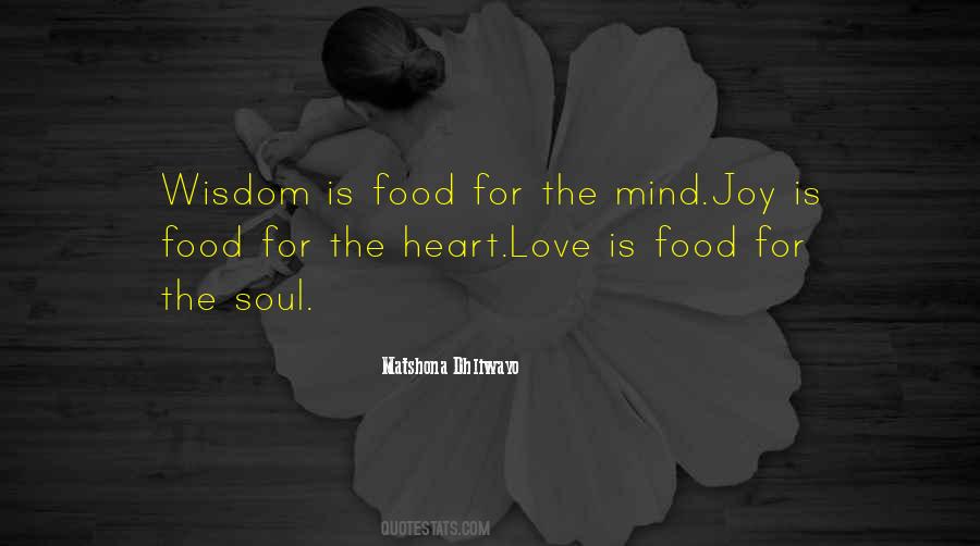 Quotes About Food For The Soul #1423869