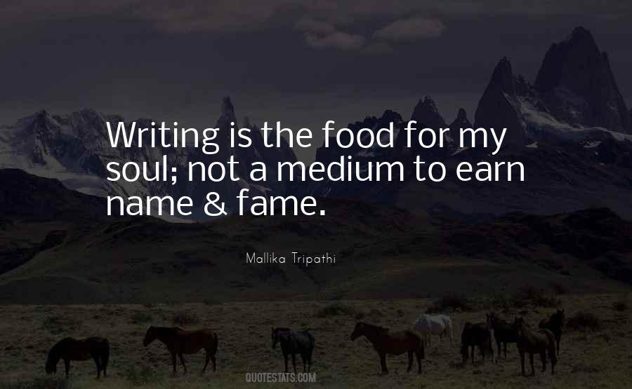 Quotes About Food For The Soul #1616572