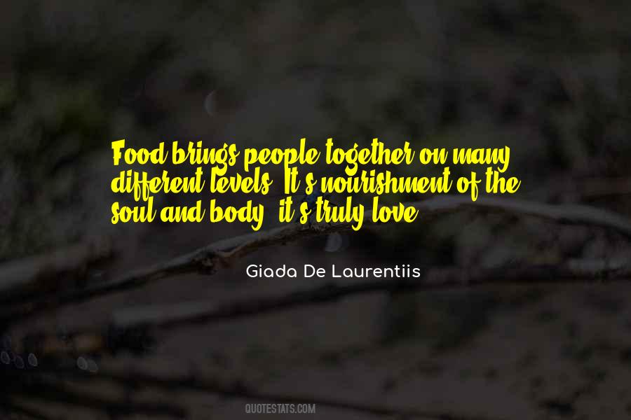 Quotes About Food And Soul #119260