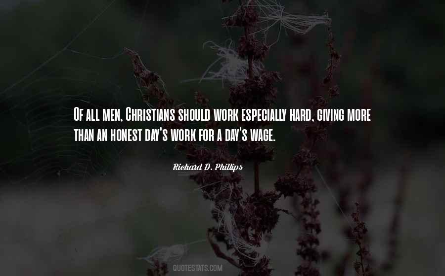 Honest Day's Work Quotes #1215183