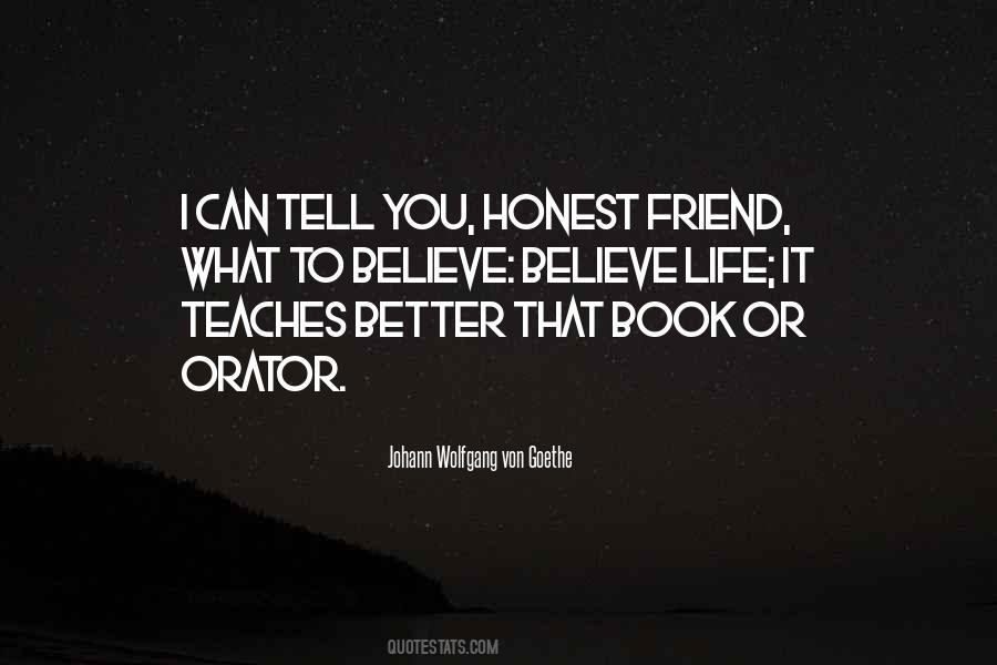 Honest Friend Quotes #1358961