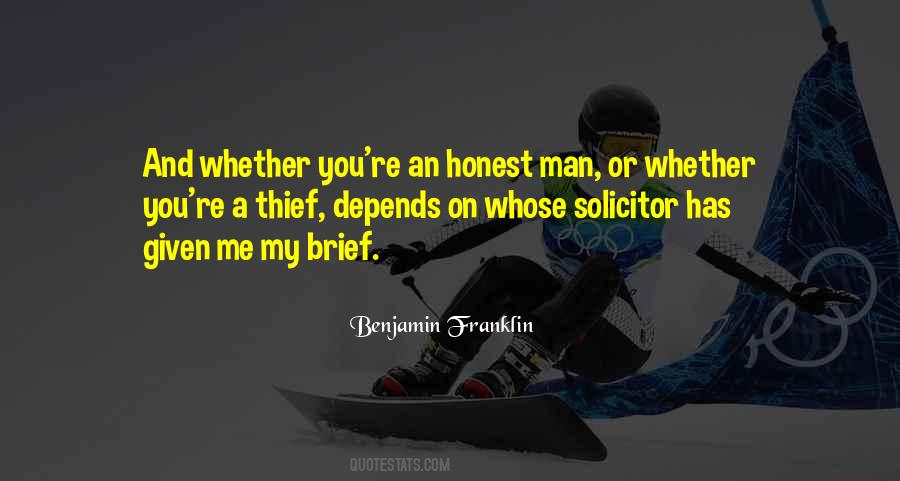 Honest Man Quotes #1027154