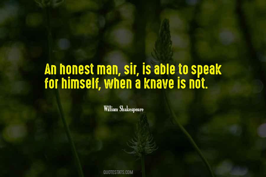 Honest Man Quotes #1116548