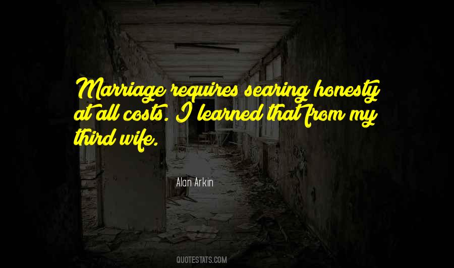 Honesty And Marriage Quotes #693870