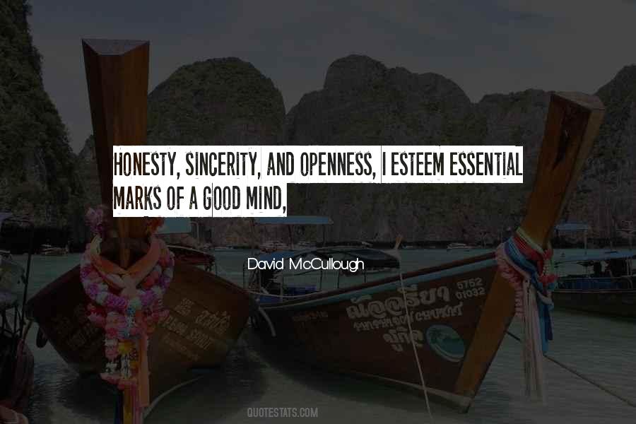 Honesty And Sincerity Quotes #419324