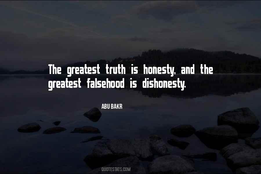 Honesty Dishonesty Quotes #1632988