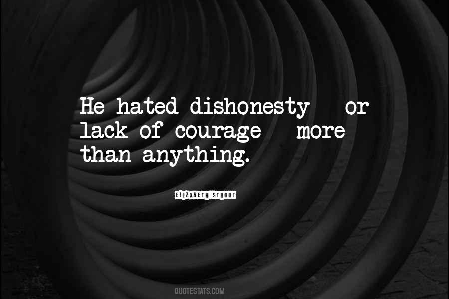 Honesty Dishonesty Quotes #297430
