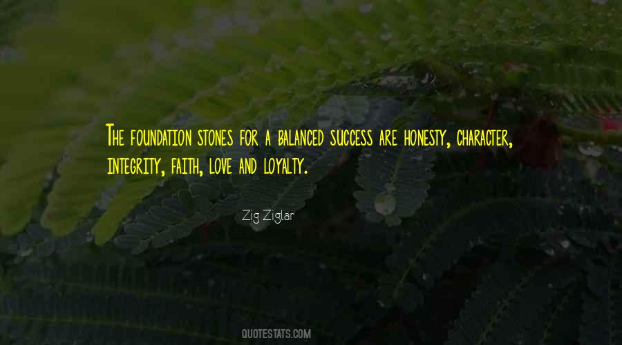 Honesty Integrity Loyalty Quotes #1401225