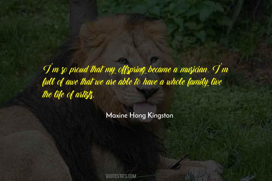 Hong Kingston Quotes #16508