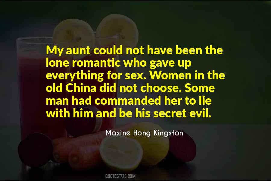 Hong Kingston Quotes #1681952