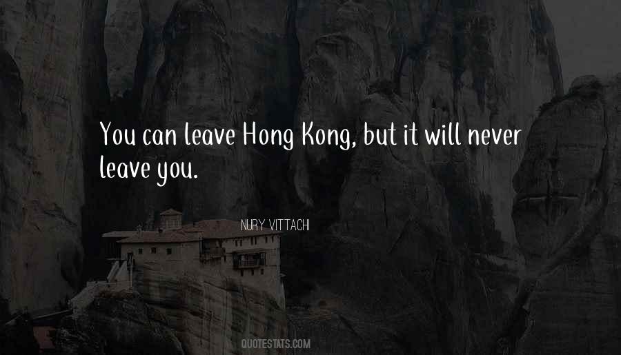 Hong Kong Travel Quotes #1529856