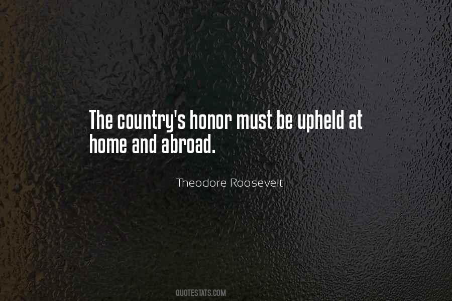 Honor Your Country Quotes #773906