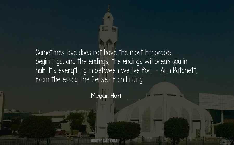 Honorable Love Quotes #144850