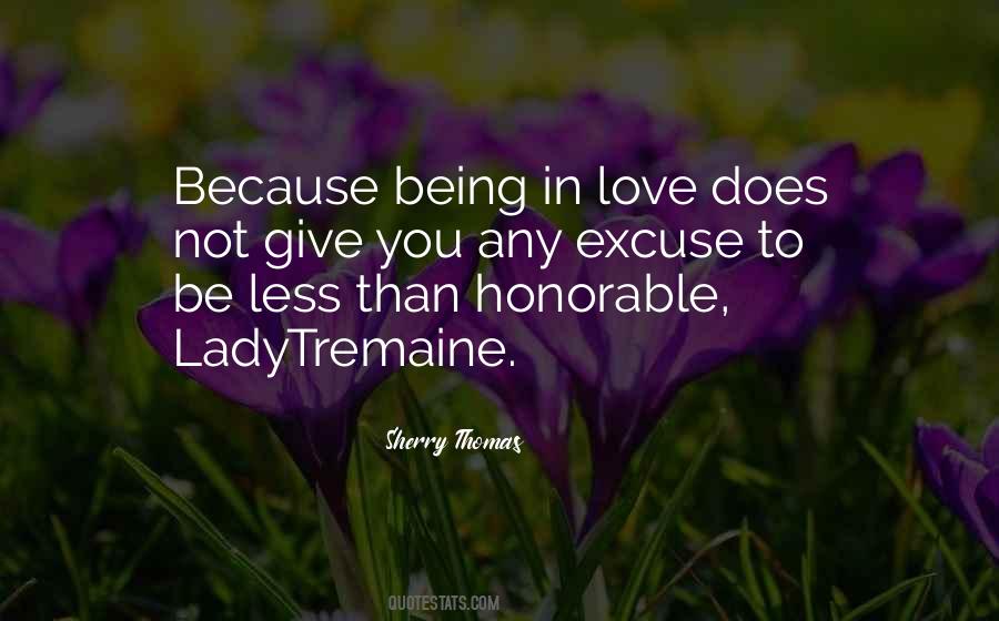 Honorable Love Quotes #845648
