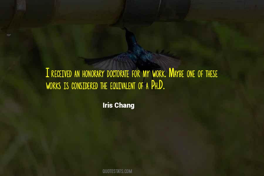 Honorary Doctorate Quotes #1795268