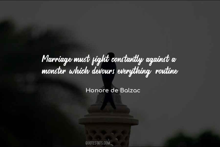 Honore De Balzac Marriage Quotes #1281630