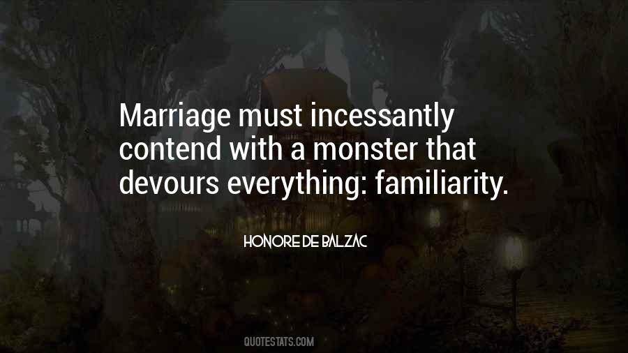 Honore De Balzac Marriage Quotes #1601636