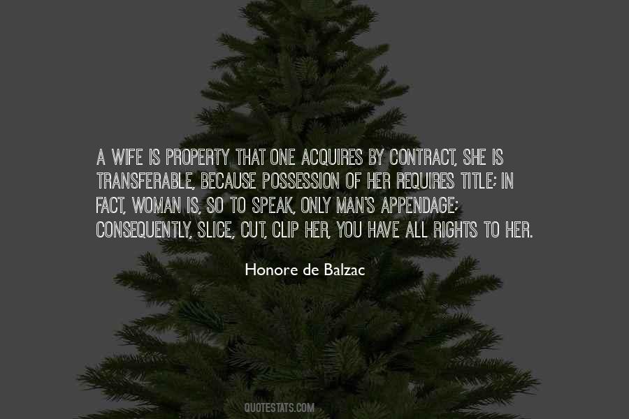 Honore De Balzac Marriage Quotes #999992